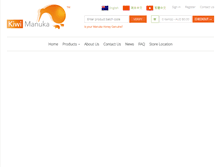 Tablet Screenshot of kiwimanuka.com